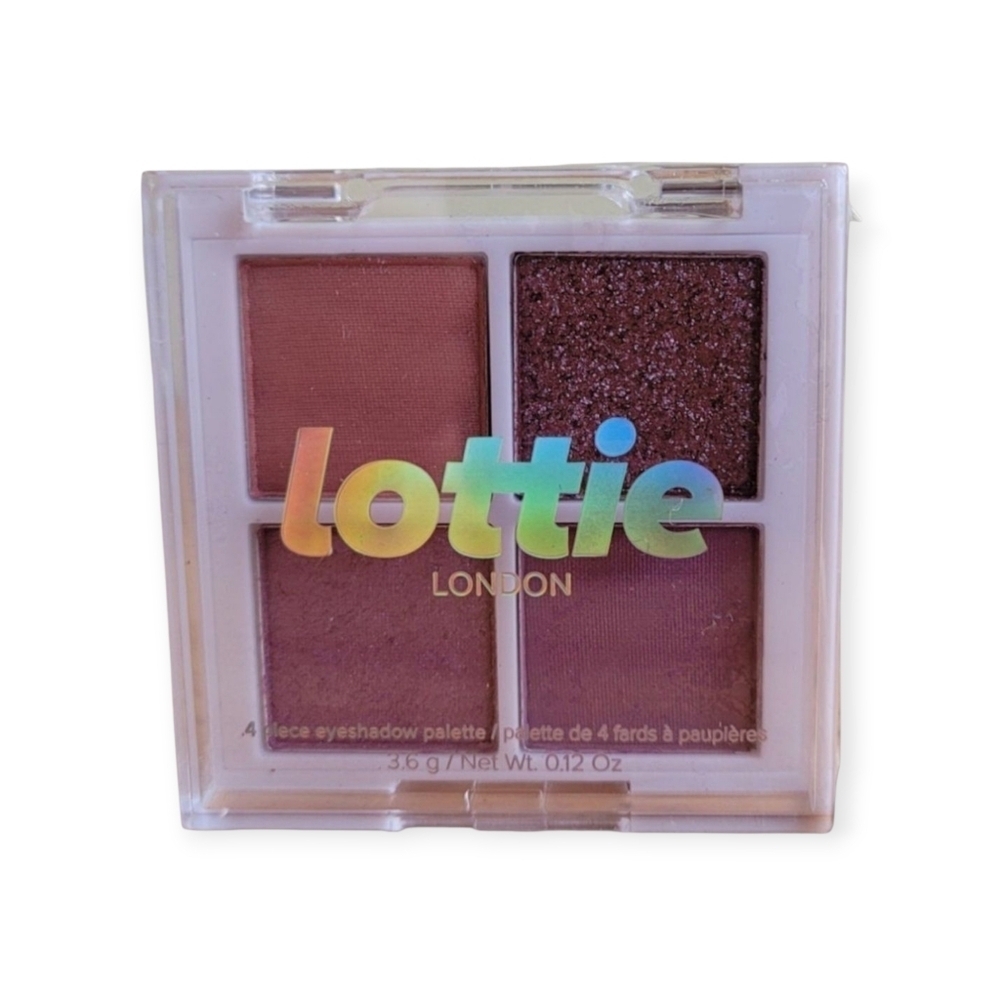 Lottie London Eyeshadow Quad The Mauves Sealed Travel Makeup Palette 3.6g